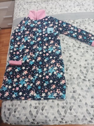 Bata de estar por casa niña estrellas.