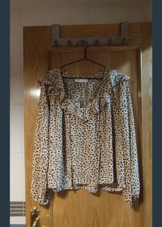 Blusa estampada  Talla S