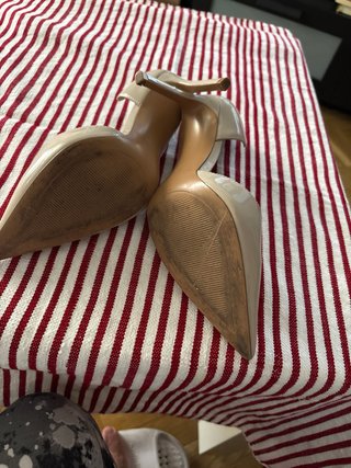 Zapatos salón Mango Talla 37 Beige