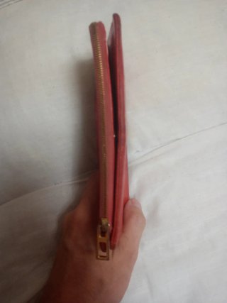 MONEDERO BIMBA Y LOLA DE PIEL ROJO