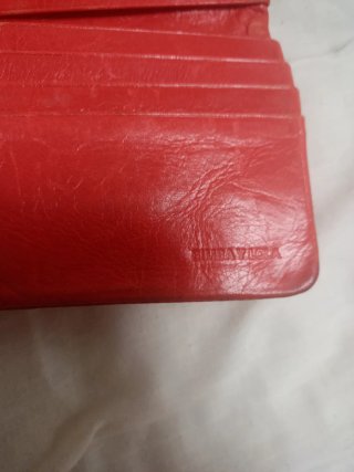 MONEDERO BIMBA Y LOLA DE PIEL ROJO
