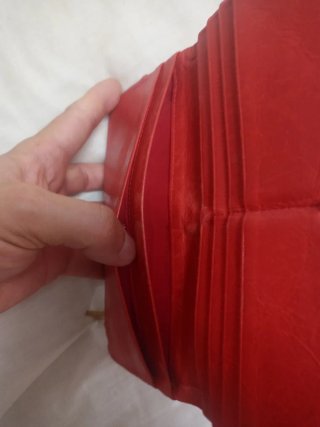 MONEDERO BIMBA Y LOLA DE PIEL ROJO