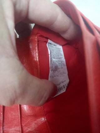MONEDERO BIMBA Y LOLA DE PIEL ROJO
