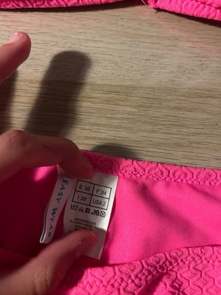 Easy Wear Bikini Sin Tirantes Rosa Fucsia