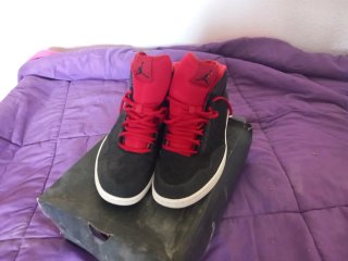 Nike Air Jordan Talla 43 Negro/Rojo