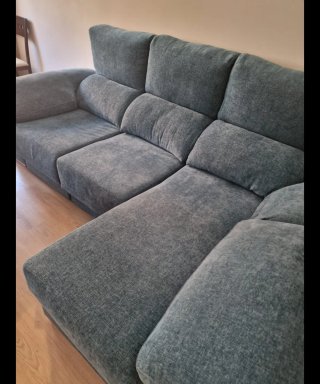 Chaiselongue 3 posti 2,45m blu