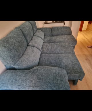 Chaiselongue 3 posti 2,45m blu