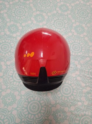 Casco de esquí infantil rojo