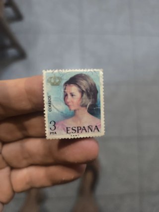 Sello España 3 PTA Reina Sofía