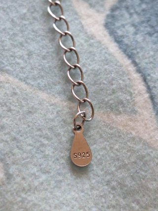 Collar Plata 925 Corazones Entrelazados