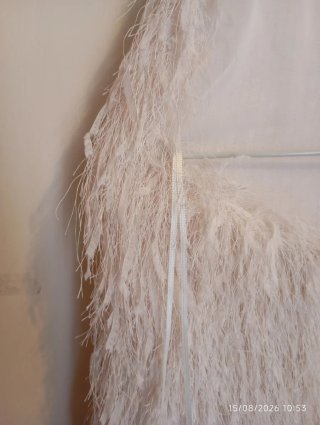 Zara Vestido Noche Blanco