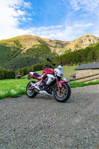 Kawasaki ER6n 2006 Rosa/Blanca
