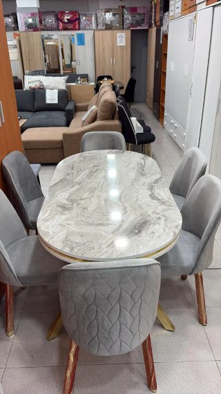 Mesa turca nueva+6 sillas 399€