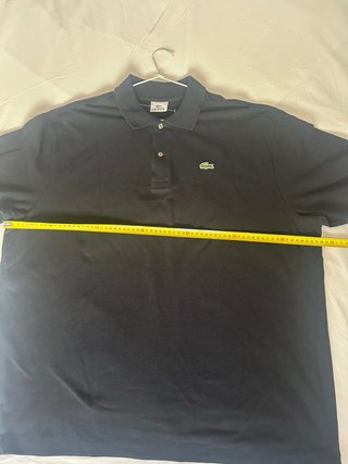 Polo Lacoste Negro Talla XXXL