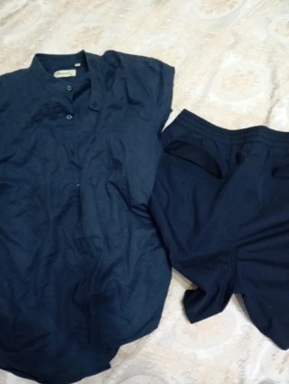 Completo estivo uomo blu