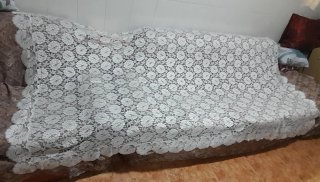 Mantilla de encaje grande