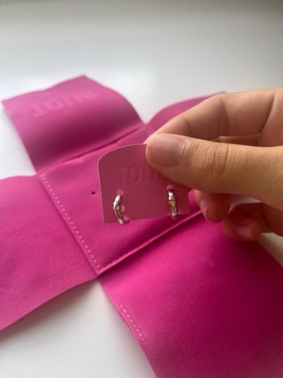Pendientes Tous Plata Aro Pequeño