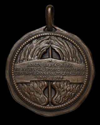 Medaglia IV Reggimento Alpini 1918 WWI 1WW 1Guerra