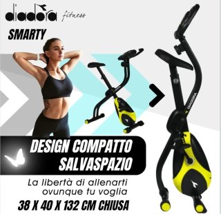 Cyclette Diadora Smarty Pieghevole Salvaspazio