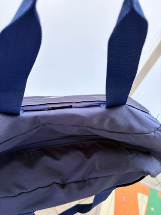 Borsa passeggino Fissan blu pois