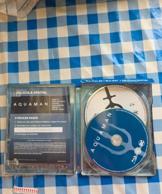 Aquaman Blu-ray 3D + Blu-ray + Digital (Metálica)