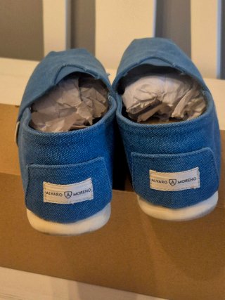 Alpargatas Álvaro Moreno Azul Talla 41