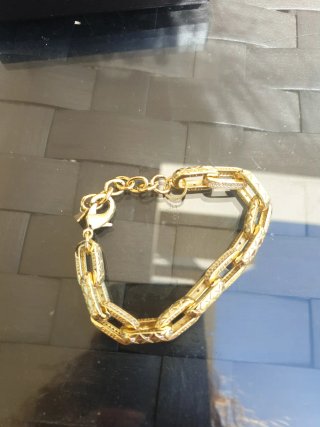 Pulsera Guess Eslabones Dorados