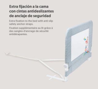 INTERBABY 150 x 70 cm Barrera de cama Abatible