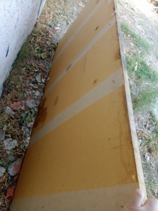 Mesa de hierro y madera ? Largo 2x1ancho muy dura
