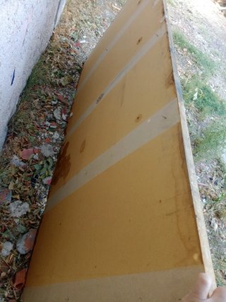 Mesa de hierro y madera ? Largo 2x1ancho muy dura