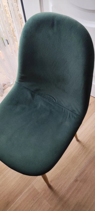 4 Sillas Terciopelo Verde
