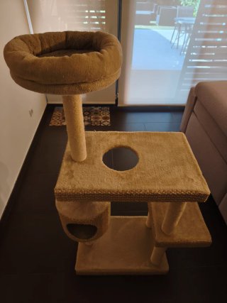 Lote Accesorios Gatos: Árbol, Arenero, Túnel ...