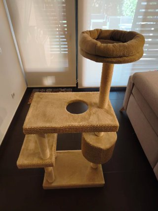Lote Accesorios Gatos: Árbol, Arenero, Túnel ...