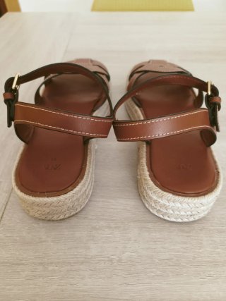 Sandalias Zara niña/mujer marrón