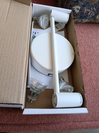 Lámpara de techo con 2 focos KRUSNATE de Ikea