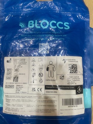 Funda impermeable BLOC CS para escayola Talla xs