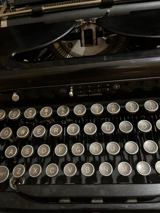 Máquina de escribir Royal antigua