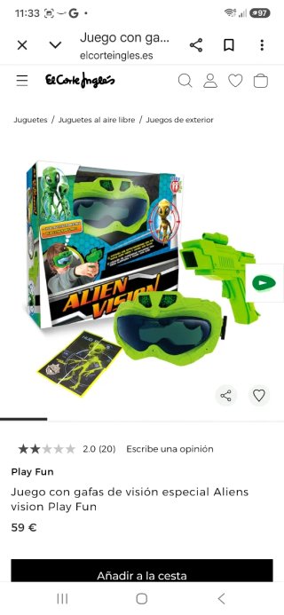 Juego Alien Vision IMC Toys