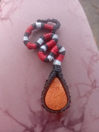 Conjunto con Jaspe naranja