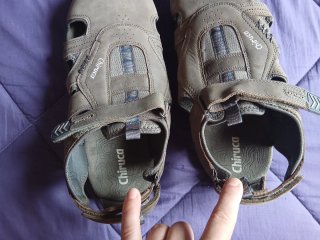 Sandalias Chiruca Marrones/Grises Talla 45