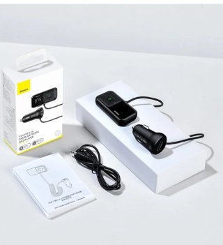 Manos Libres Bluetooth y Transmisor FM Baseus