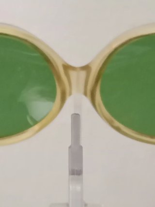 Gafas Retro 70s/80s Beige y Verde