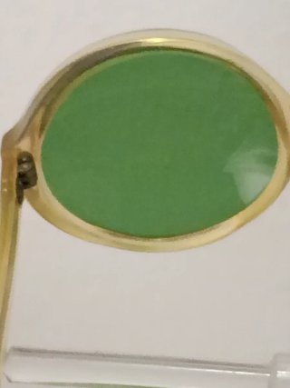 Gafas Retro 70s/80s Beige y Verde