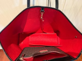 Bolso Carolina Herrera CH Marrón y Rojo Nuevo