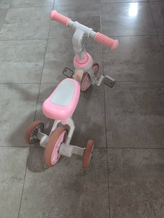 Triciclo infantil rosa