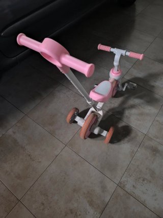 Triciclo infantil rosa