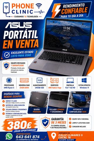 Portátil ASUS en Venta - Excelente Estado