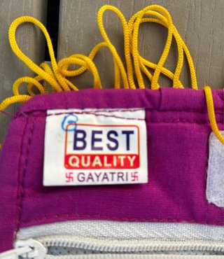 Borsa Tracolla Etnica Viola Ricamata