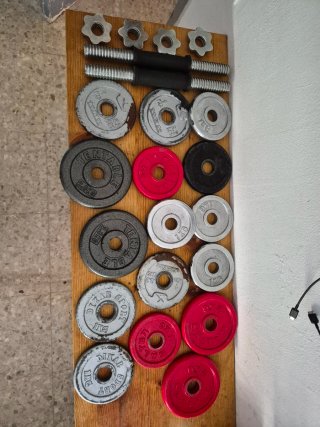2 Mancuernas 10 kg cada una
