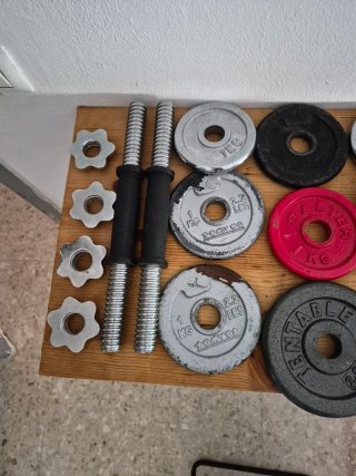 2 Mancuernas 10 kg cada una